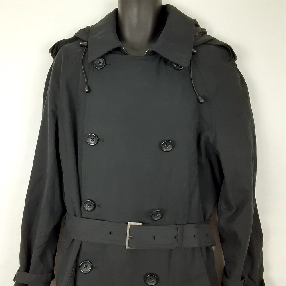 Trench Coat Rain Weather Peacoat Uniform Employee